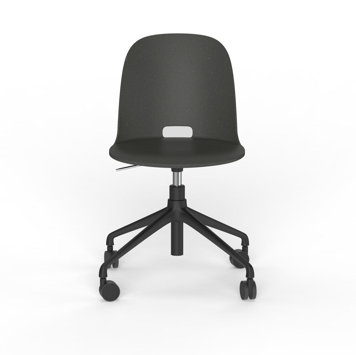 Emeco Alfi Work Swivel Chair - ALFISWVH4ABKBCDB