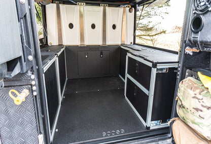 GOOSE GEAR Alu-Cab Canopy Camper V2 - Chevy Colorado/GMC Canyon 2015-2022 2nd Gen. - Rear Double Drawer Module - 6' Bed - 2801-GGR-SH
