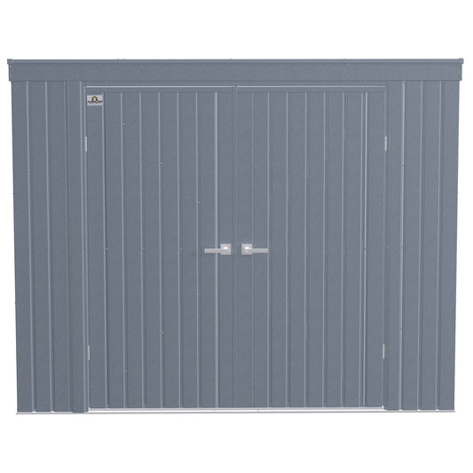 Arrow | Elite Steel Storage Shed, 8x4 ft. Anthracite EP84AN