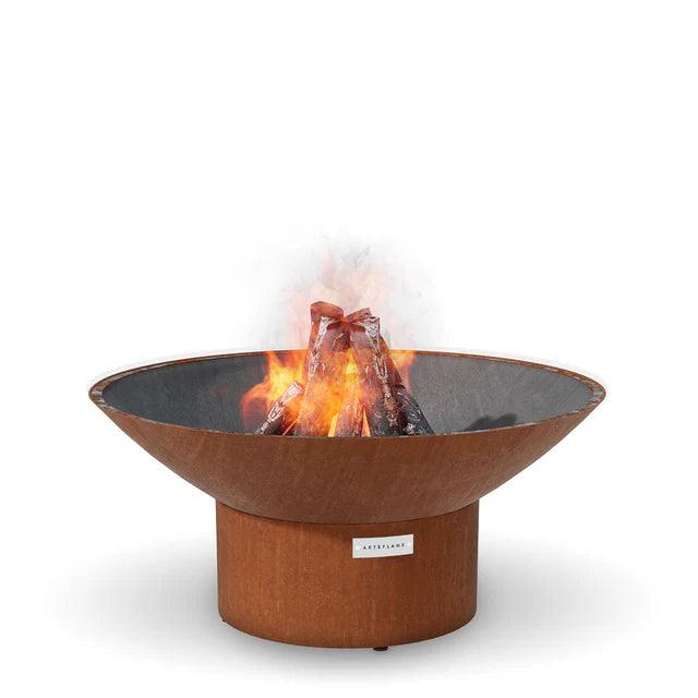 ArteFlame Outdoor Grills Low Round Base Arteflame 40" Wood Burning Fire Pit