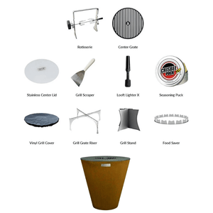 ArteFlame Wood | Charcoal Grills 10 Accessories Arteflame XL 30" Grill - One Series