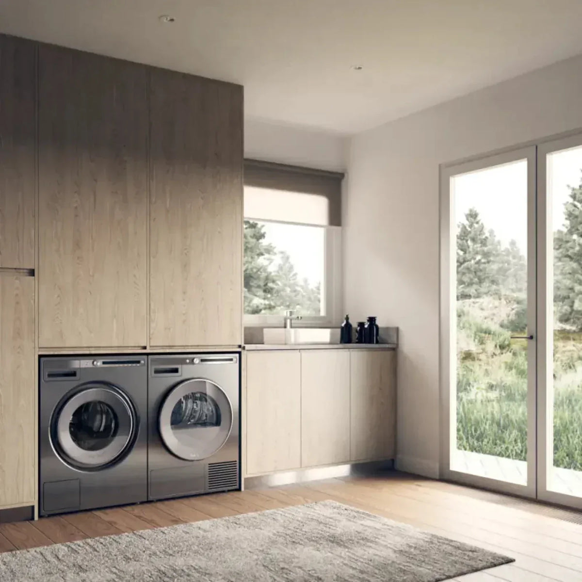Asko 24" Vented Dryer, Logic, Titanium - T411VDT