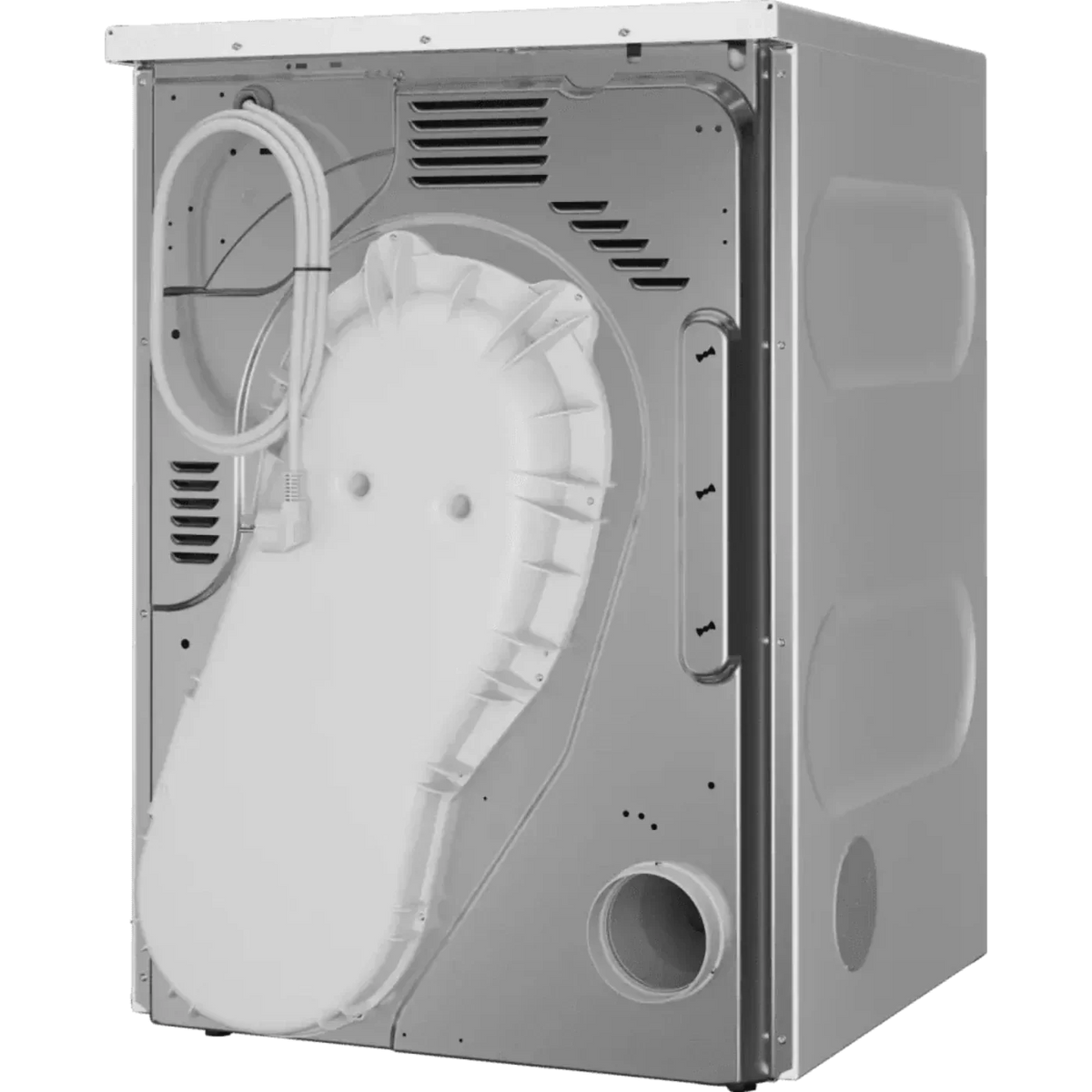 Asko 24" Vented Dryer, Style, White - T611VUW