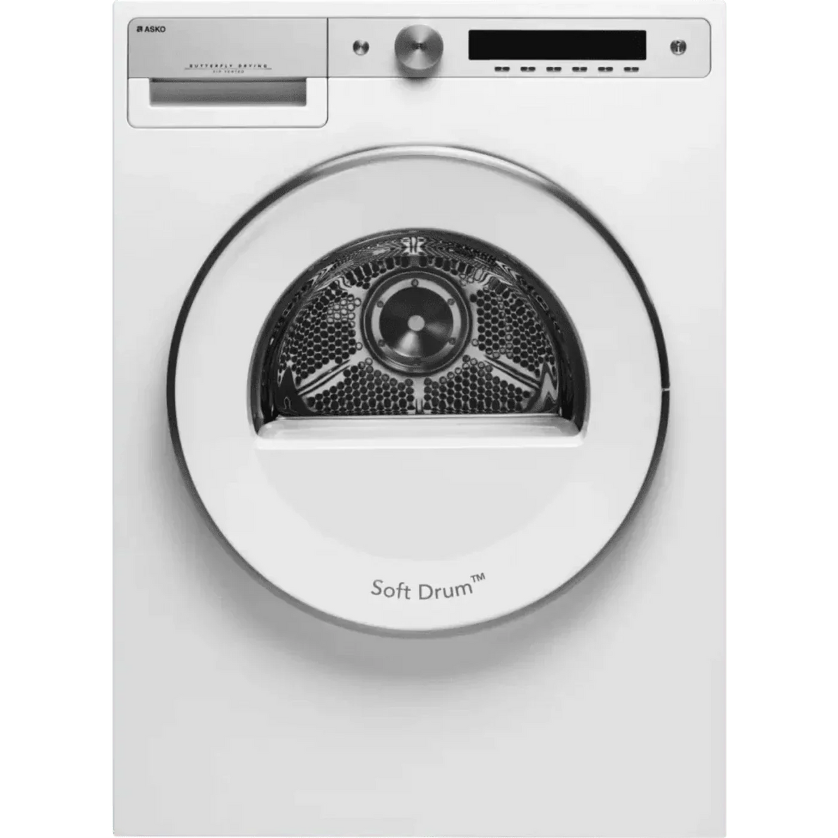 Asko 24" Vented Dryer, Style, White - T611VUW