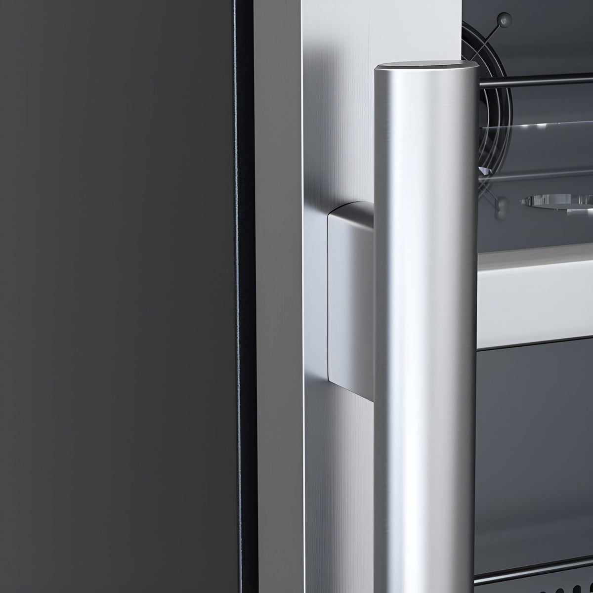Avallon 15 Inch Wide 86 Can Beverage Center with LED Lighting - ABR152SGRH