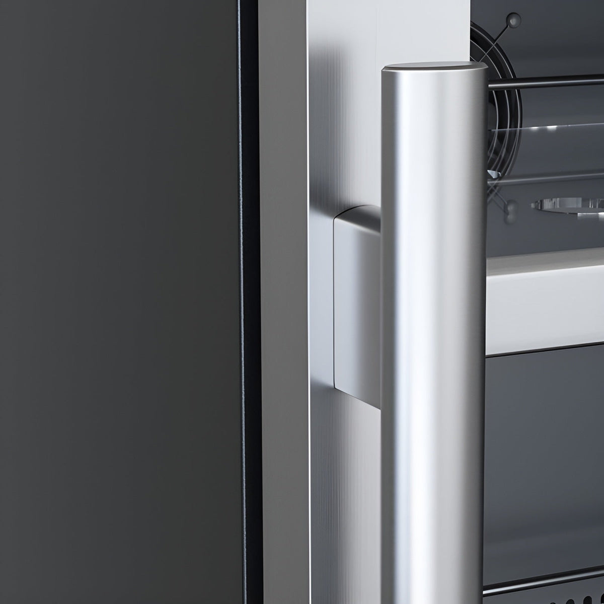 Avallon 24 Inch Wide 140 Can Energy Efficient Beverage Center with LED Lighting, Double Pane Glass, Touch Control Panel and Right Swing Door - ABR242SGRH