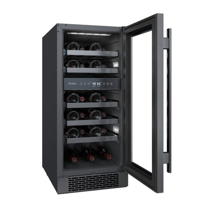Avallon 15 Inch Wide 23 Bottle Capacity Built-In Wine Cooler - AWC152DBLSS - AWC152DBLSS