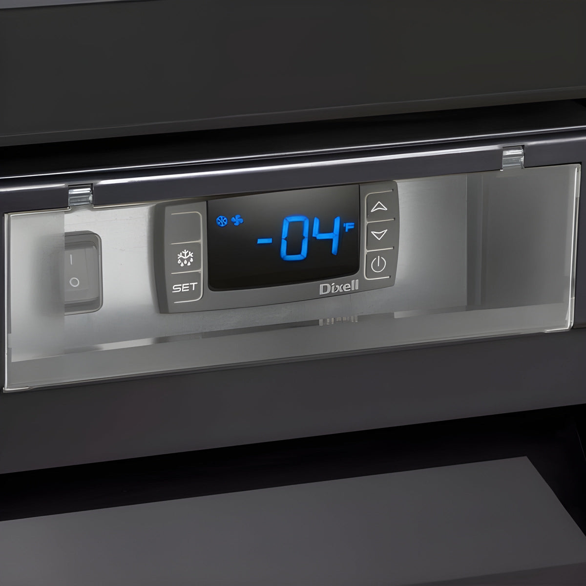 Maxx Cold V-Series Double Glass Door Merchandiser Freezer, in Black - MVMF48B
