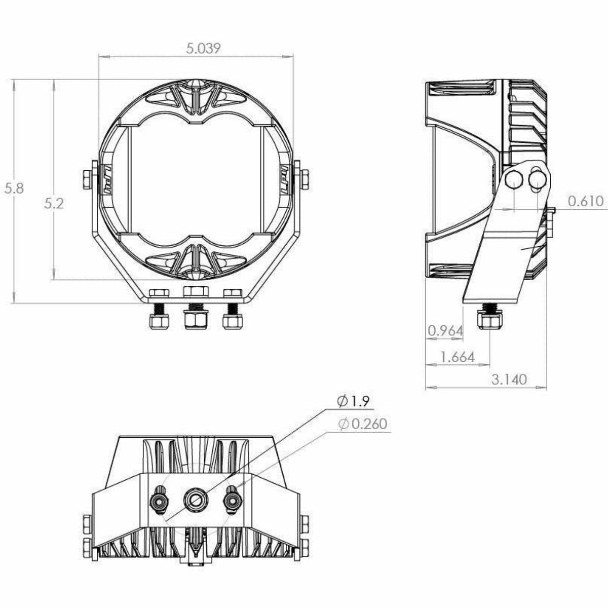 Baja Designs LP4 Pro LED Light Pod - 290001