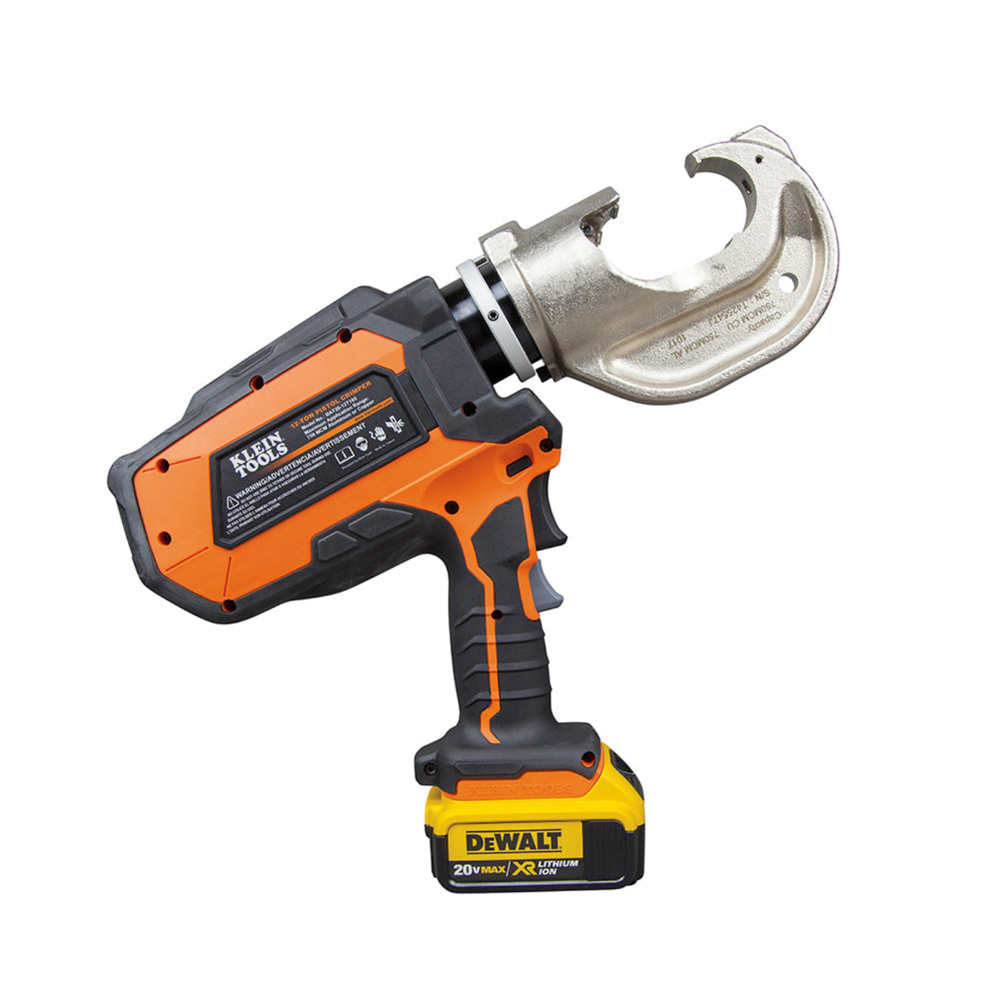 KLEIN TOOLS 12-Ton Crimper Kit - BAT20-12T1651