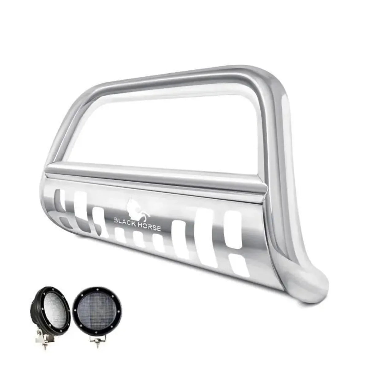 Black Horse BB030709-SP-PLFB Bull Bar Kit - BLK030709SPPB