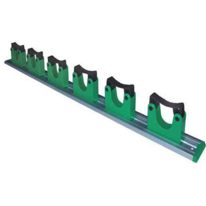 Unger Mop & Broom Handle Hanger, (Holds 6 Handles) - Case of 5  UNG-HO700