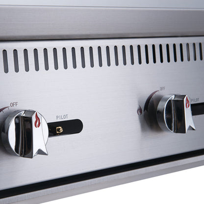 Chef AAA - TCCB24 Commercial 24 in. Countertop Charbroiler - TCCB24