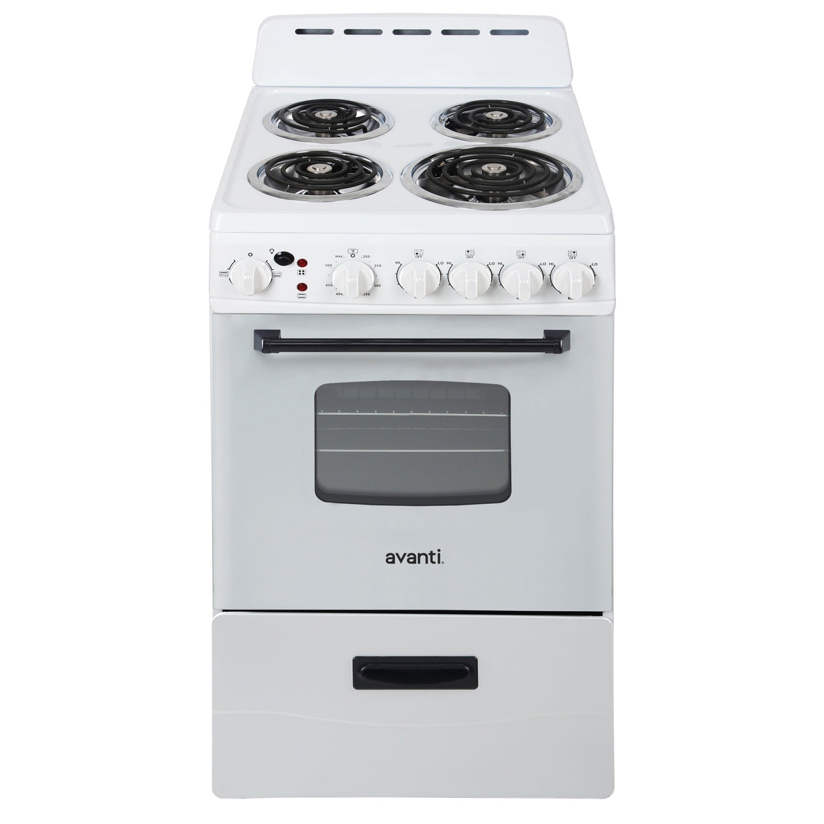 Avanti 20" Electric Range Oven with Framed Glass Door - ERU200P3S