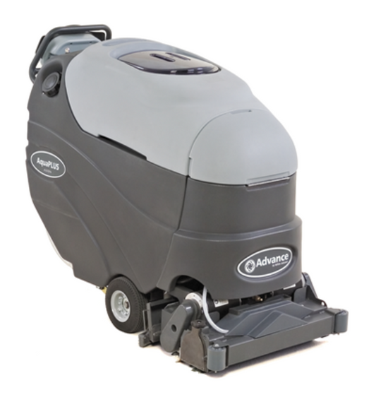 Advance AquaPlus AXP, Carpet Extractor, 20 Gallon, 24", Battery, Walk Behind - 56317005