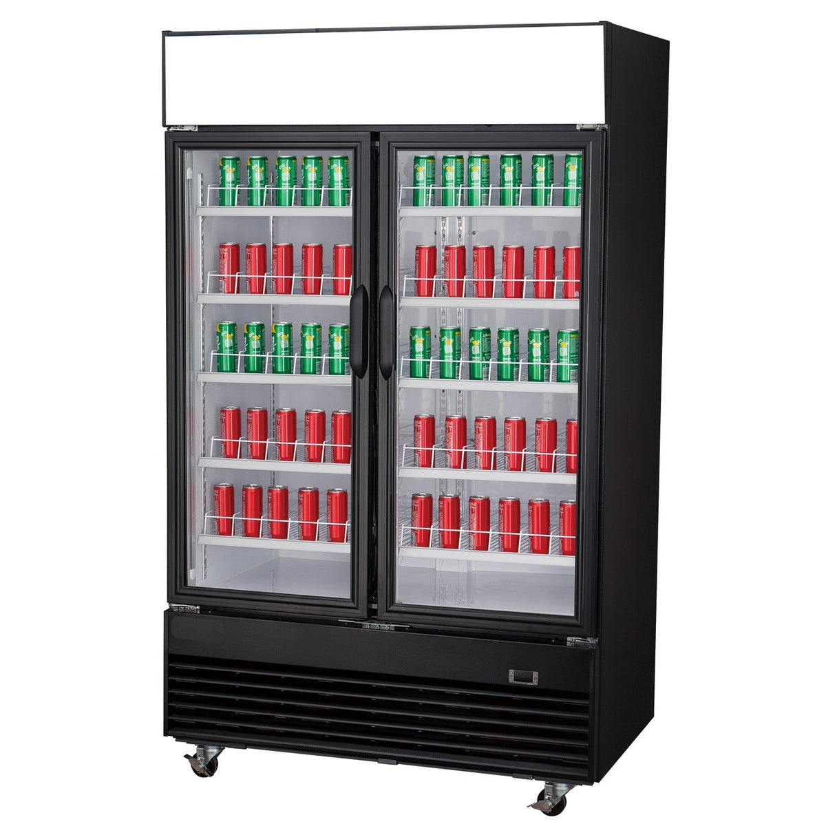 Chef AAA - TSM41R Commercial 47" 2 Glass Door Refrigerator 41.2 cu. ft. - TSM41R