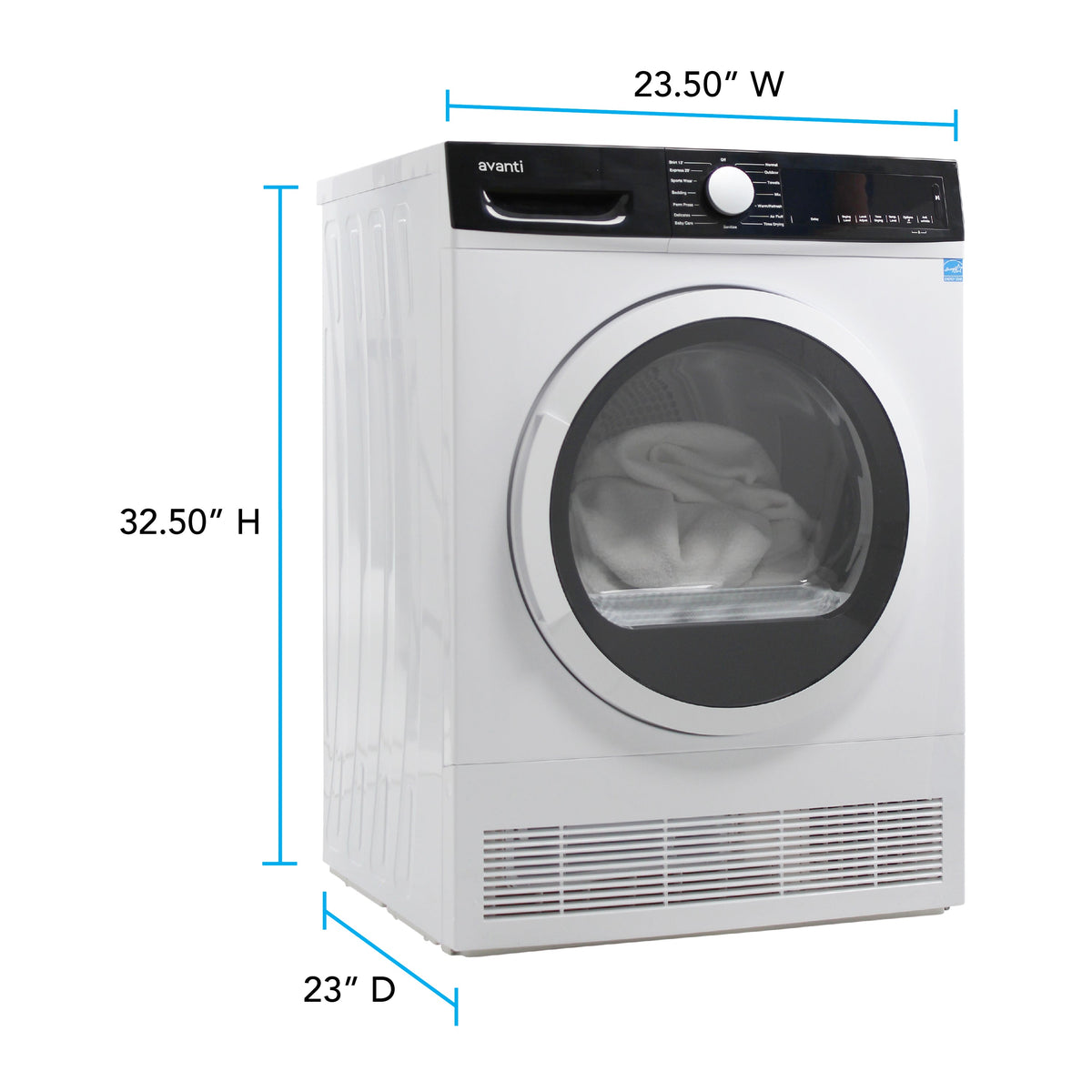 Avanti Front Load Clothes Dryer - FLD40V0W