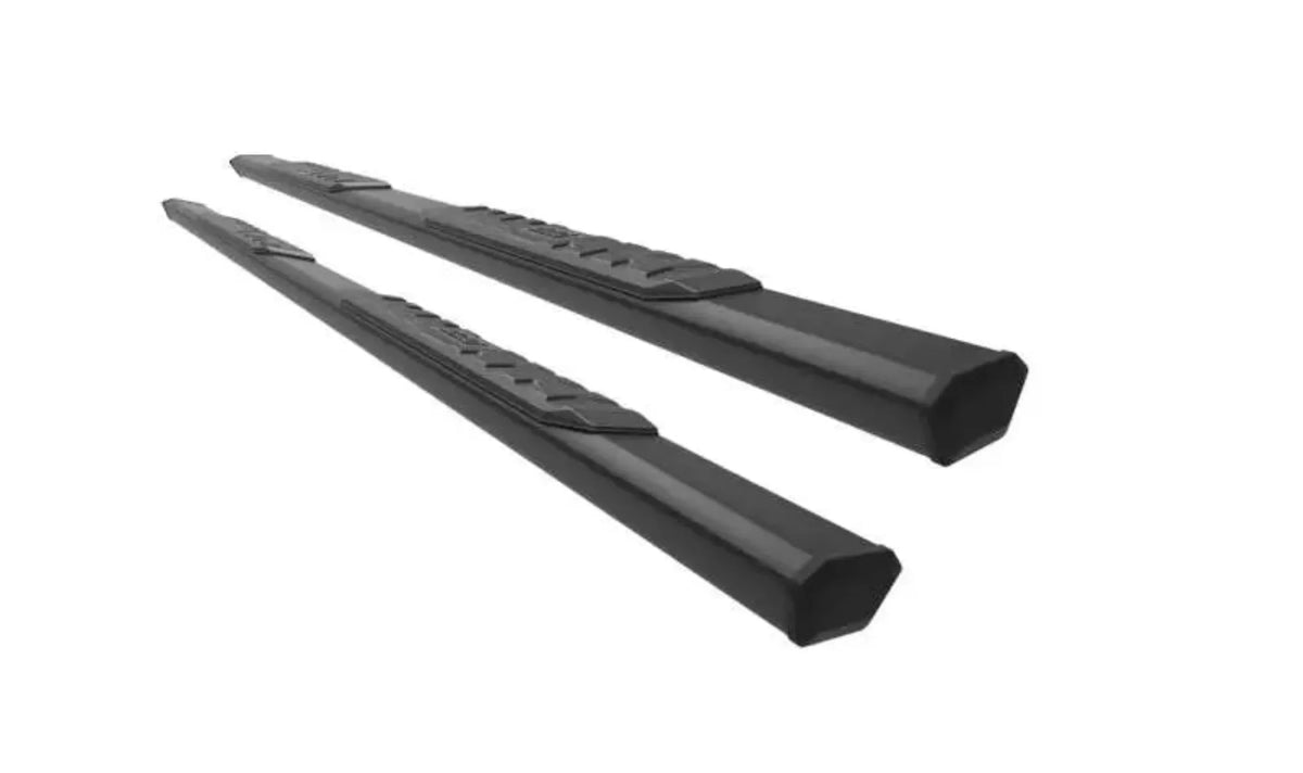 E5076 Black Horse Black Epic Running Boards - BLKE5076