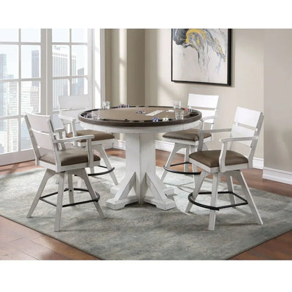 ECI Furniture La Sierra Round Game Table - EC-1164-22-RCGT-RCGB