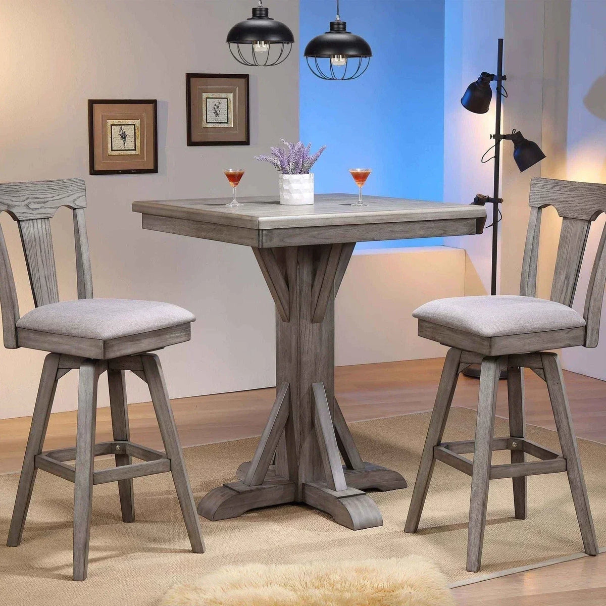 ECI Furniture Graystone 42 Height Pub Table - EC-0590-70-PGT-PGB