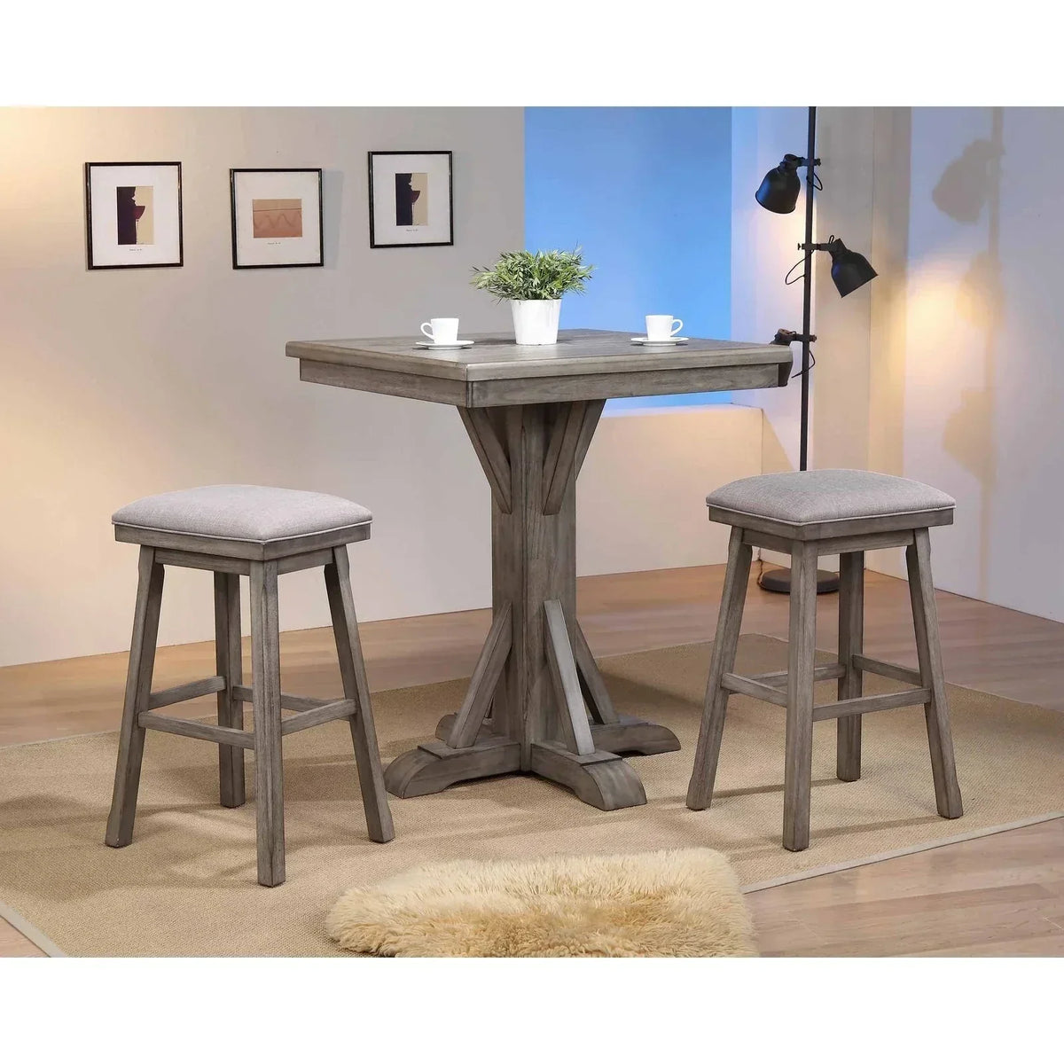 ECI Furniture Graystone 42 Height Pub Table - EC-0590-70-PGT-PGB