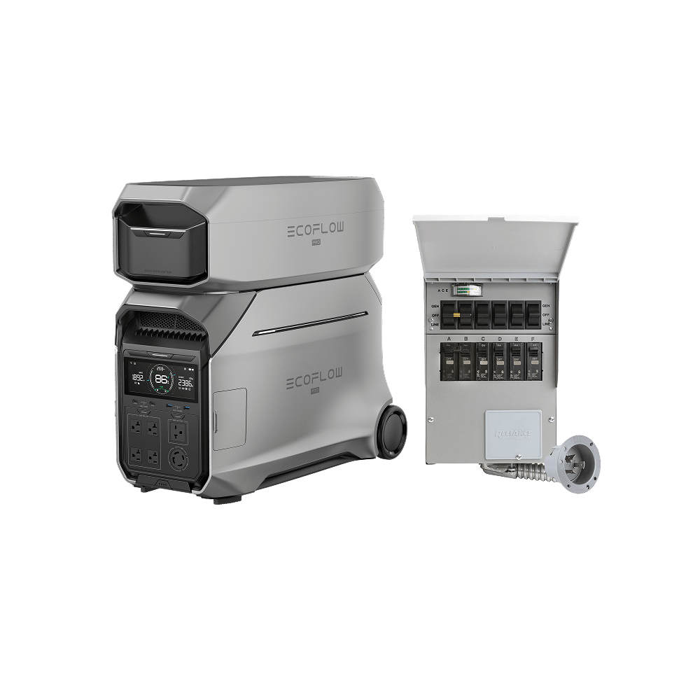 EcoFlow DELTA Pro 3 + DELTA Pro 3 Extra Battery + Transfer Switch