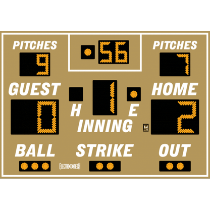Electro-Mech Baseball Scoreboards - LX116