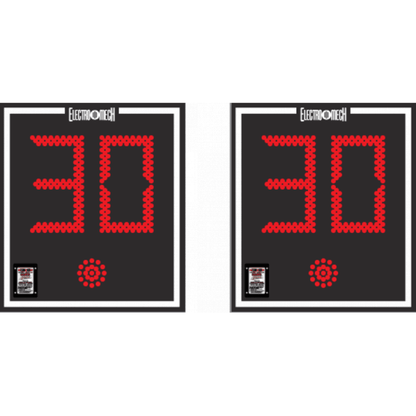Electro-Mech Shot Clock Set With Game Clock Display - LX2180
