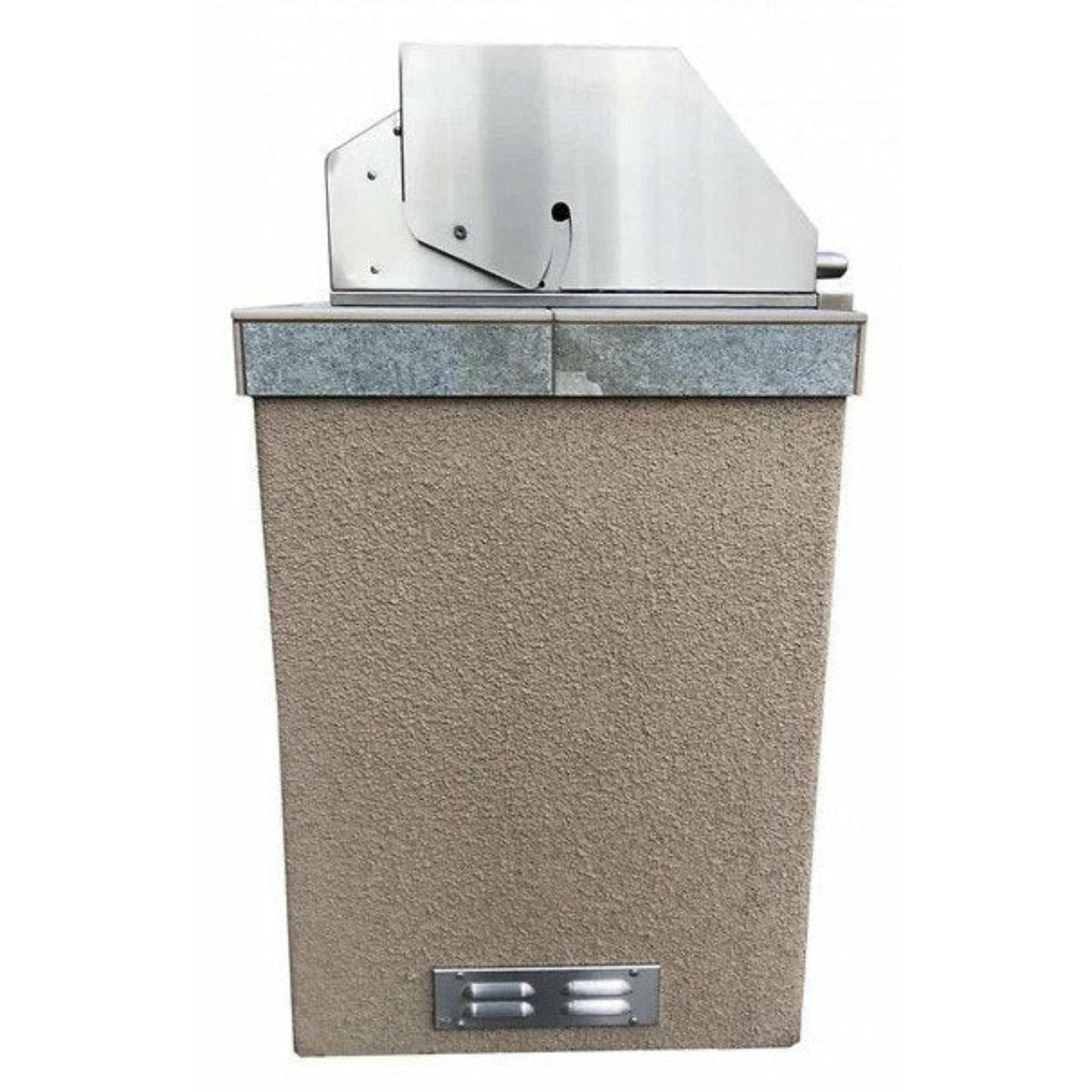 KOKOMO Panama 4' BBQ Island with 4 Burner Built In BBQ Grill - PANAMA