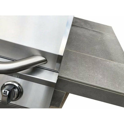 KoKoMo Antigua 6' BBQ Island Built In BBQ Grill Side Burner and Bar on one Side - ANTIGUA