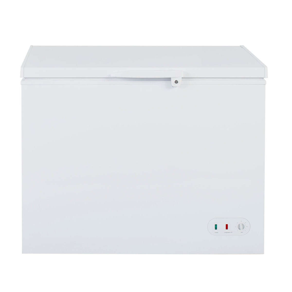 Maxx Cold Chest Freezer with Solid Top, 40.6"W, 49.6 cu. ft. Storage Capacity, Locking Lid, Garage Ready, in White - MXSH9.6SHC