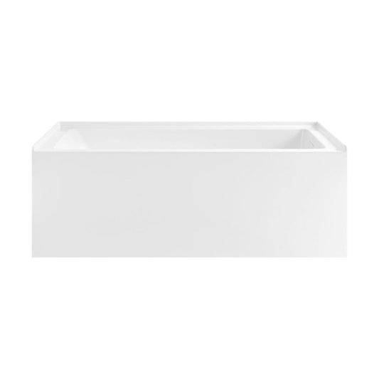 Char-Griller Voltaire 60 x 30 Skirted Right Drain Soaking Apron Bathtub in Glossy White with - 1769844576786_465
