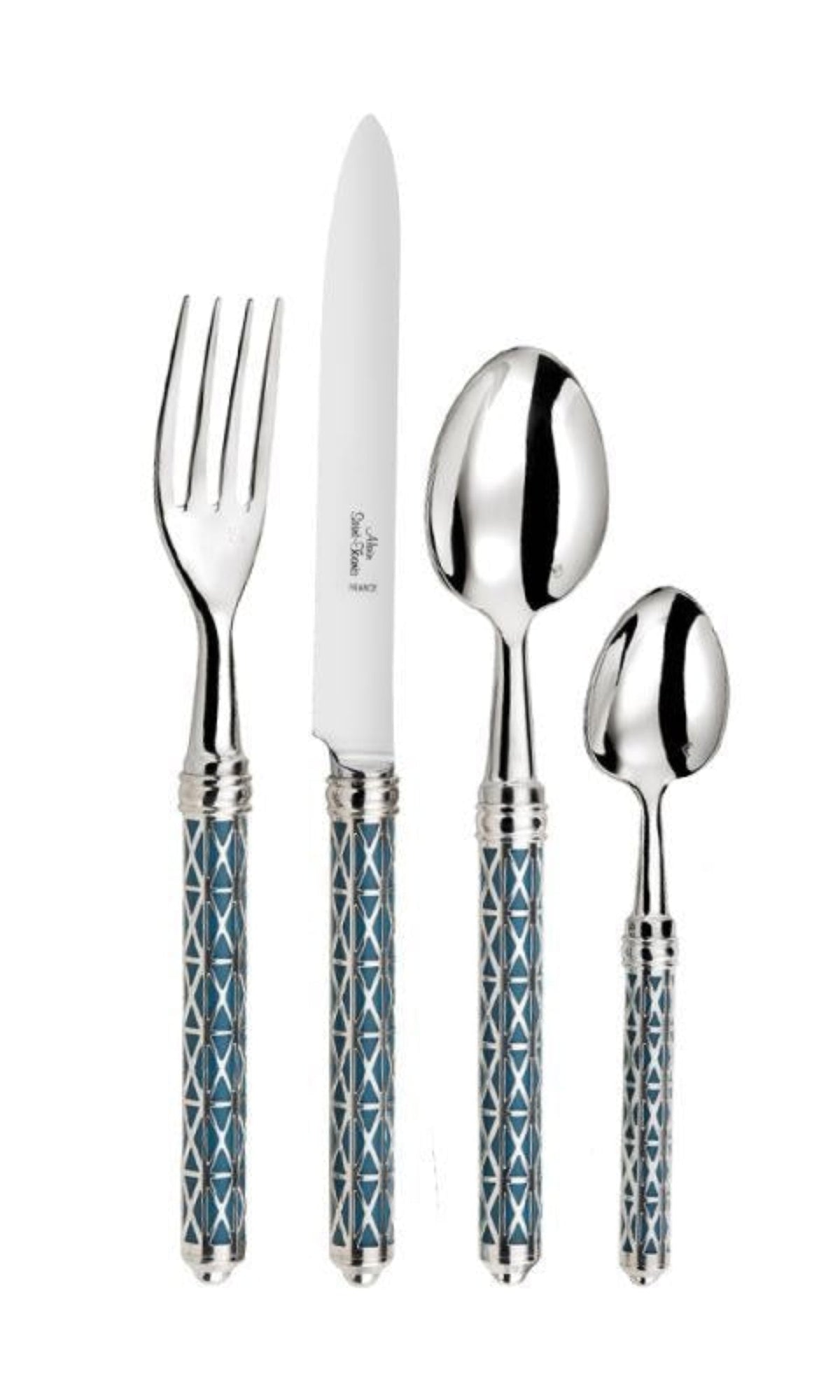 Char-Griller Louxor Silver & Blue Carving Set - 2 Pieces - 1769851220585_722