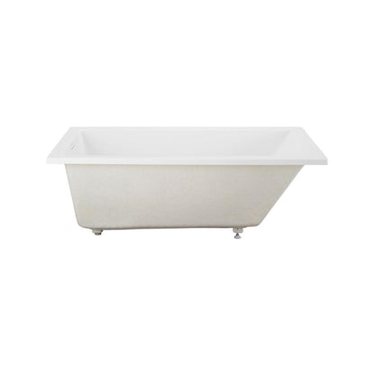 Char-Griller Voltaire 66 x 36 Reversible Drain Soaking Drop-in Bathtub in Glossy White with I - SKU_1769847065902_52