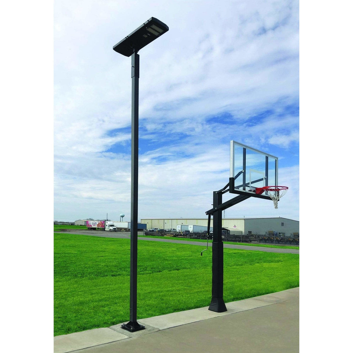 First Team Court Vision Solar Powered Court Light - Courtvision Solar Court Light