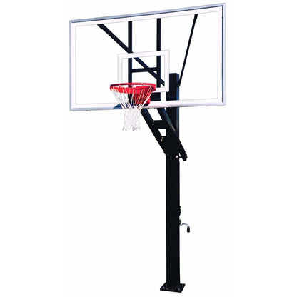 First Team Stainless Olympian In Ground Adjustable Basketball Goal - Stainless Olympian Supreme