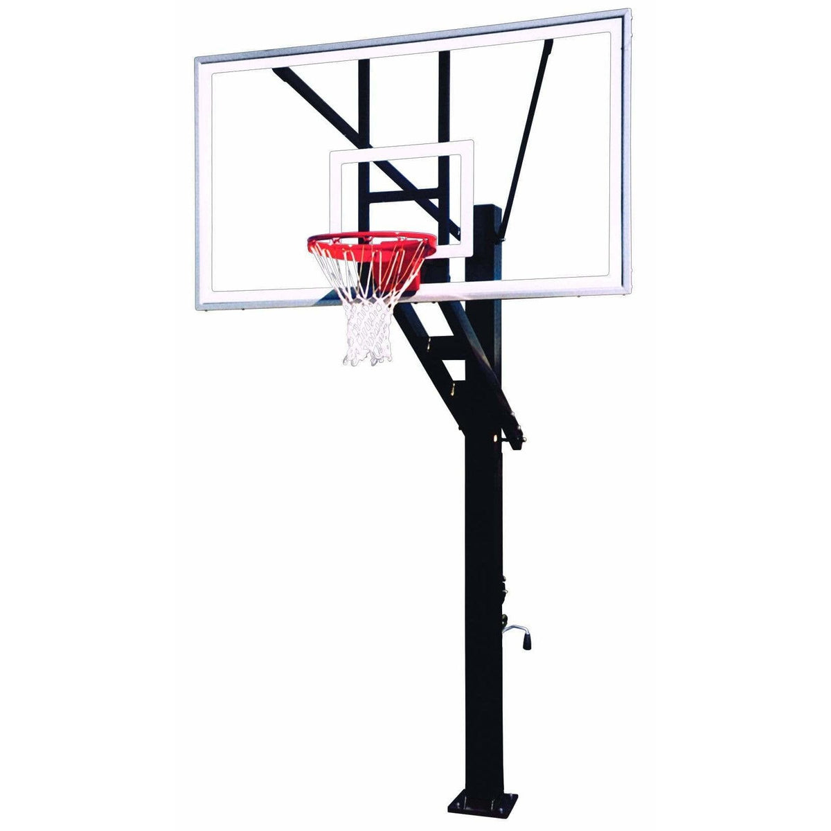 First Team Stainless Olympian In Ground Adjustable Basketball Goal - Stainless Olympian Supreme