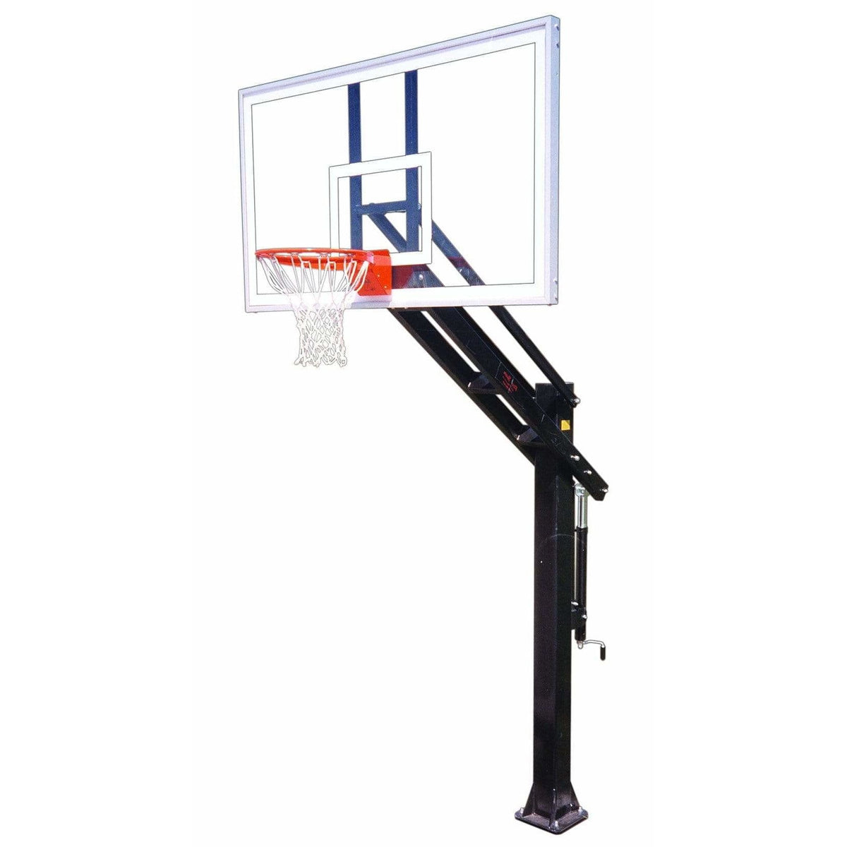 First Team Titan In Ground Adjustable Basketball Goal - Titan Supreme