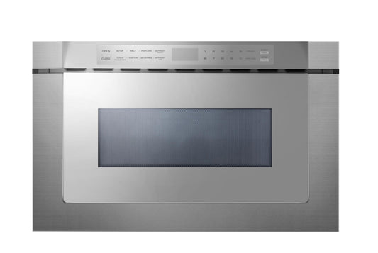 XO APPLIANCE XOMWD24SM 24" Built-In Microwave Drawer - Silver Mirror Finish Silver - XOMWD24SM
