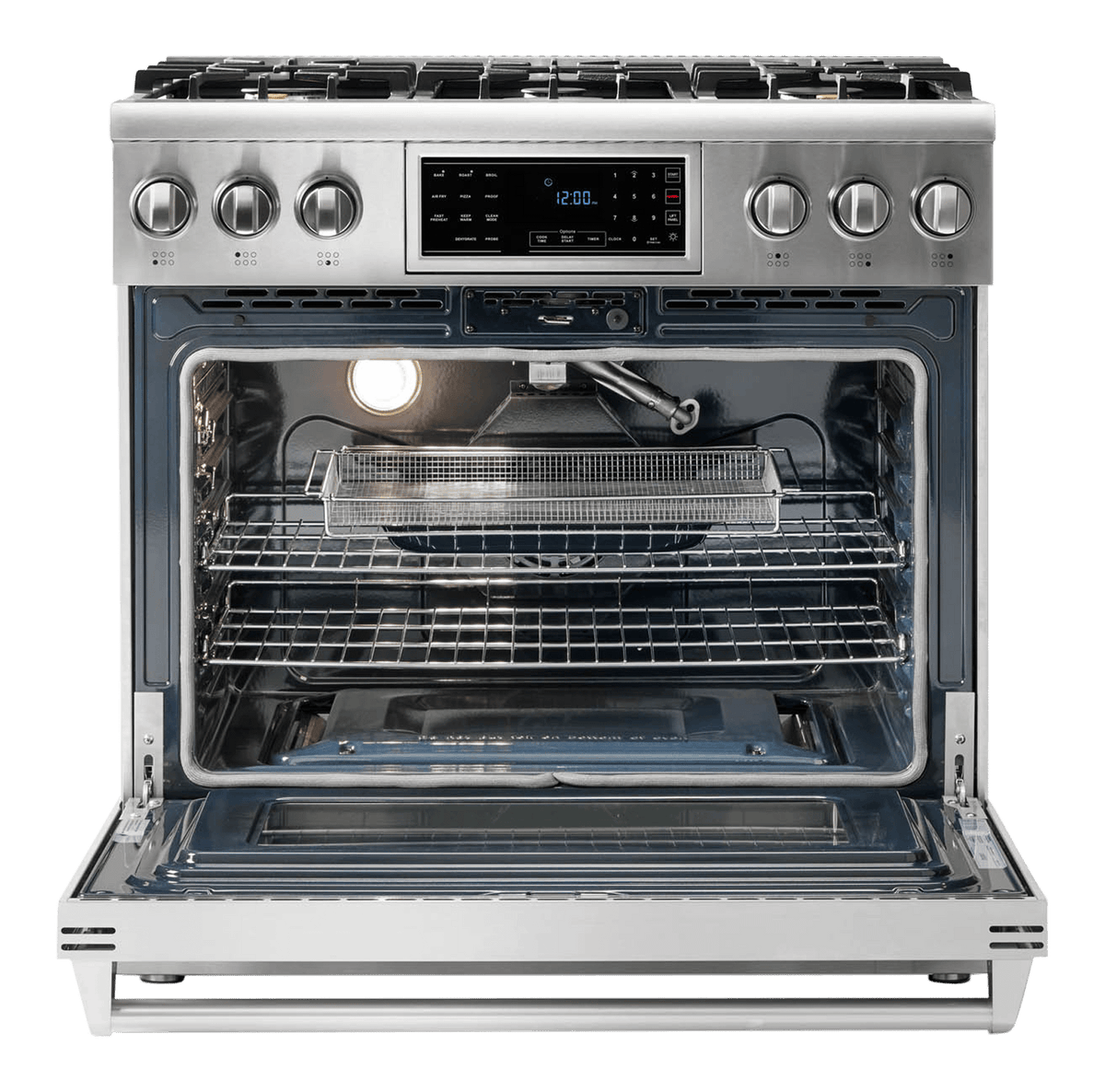 Thor Kitchen 36-Inch Tilt Panel Gas Range - Professional - TRG3601