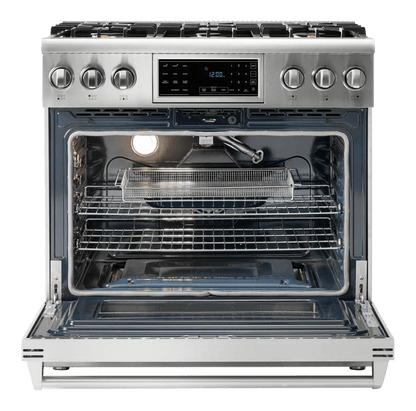 Thor Kitchen 36-Inch Tilt Panel Gas Range - Professional - TRG3601