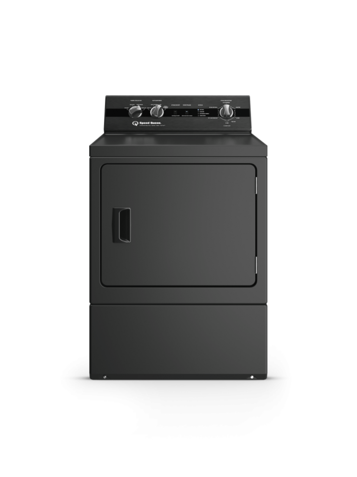 SPEED QUEEN DC5004BG DC5 Sanitizing Gas Dryer with Pet Plus Extended Tumble Steam Black - DC5004BG