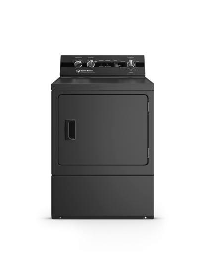 SPEED QUEEN DC5004BG DC5 Sanitizing Gas Dryer with Pet Plus Extended Tumble Steam Black - DC5004BG