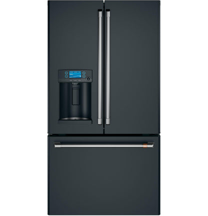 CAFE CFE28TP3MD1 CAFéENERGY STAR® 27.7 Cu. Ft. Smart French-Door Refrigerator with Hot Water Dispenser Black - CFE28TP3MD1