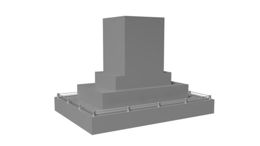 VENTAHOOD 66" Island Contemporary Range Hood - CILH92266