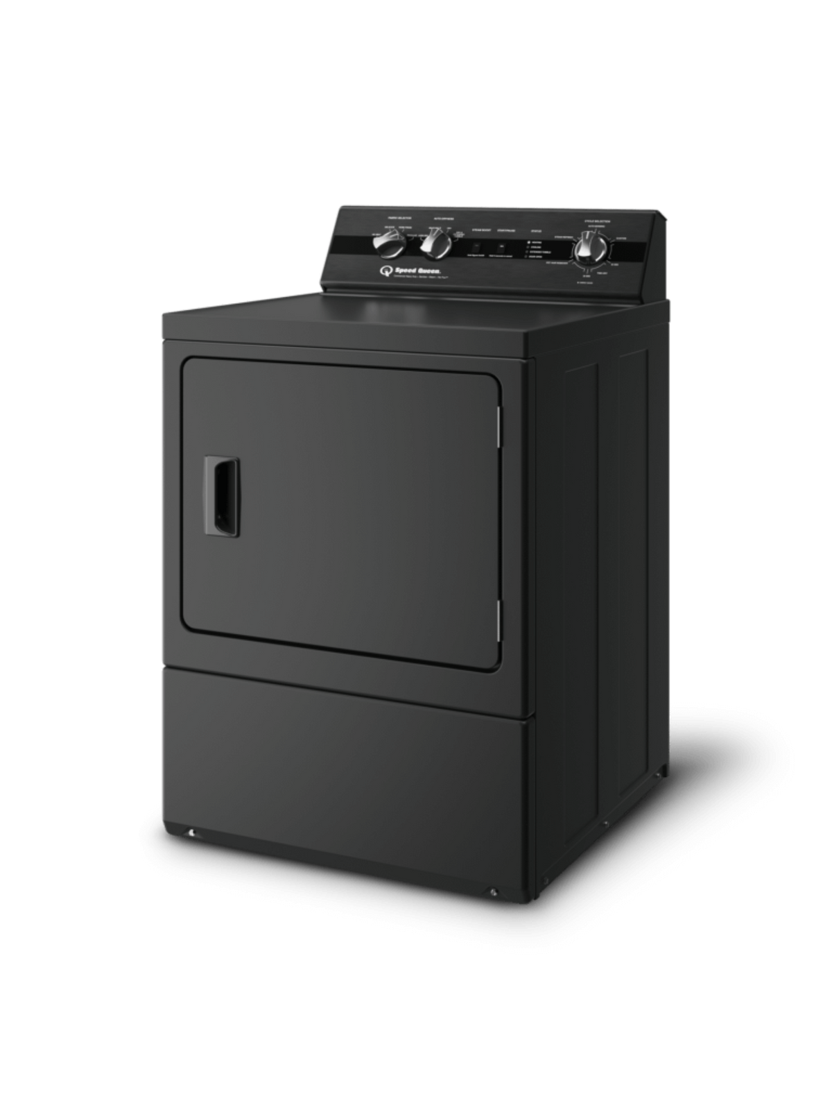 SPEED QUEEN DC5004BG DC5 Sanitizing Gas Dryer with Pet Plus Extended Tumble Steam Black - DC5004BG