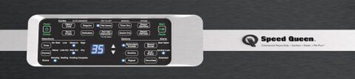 SPEED QUEEN DR7004BE DR7 Sanitizing Electric Dryer with Pet Plus Steam Over-dry Protection Technology ENERGY STAR CertifiedBlack - DR7004BE