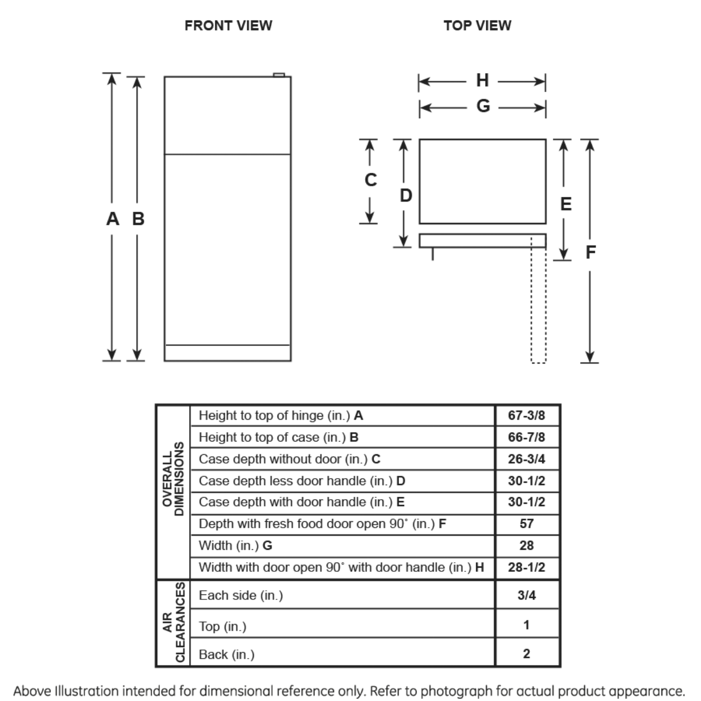 HOTPOINT Hotpoint 17.5 Cu. Ft. Recessed Handle Top-Freezer Refrigerator Black - HPS18BTNRBB