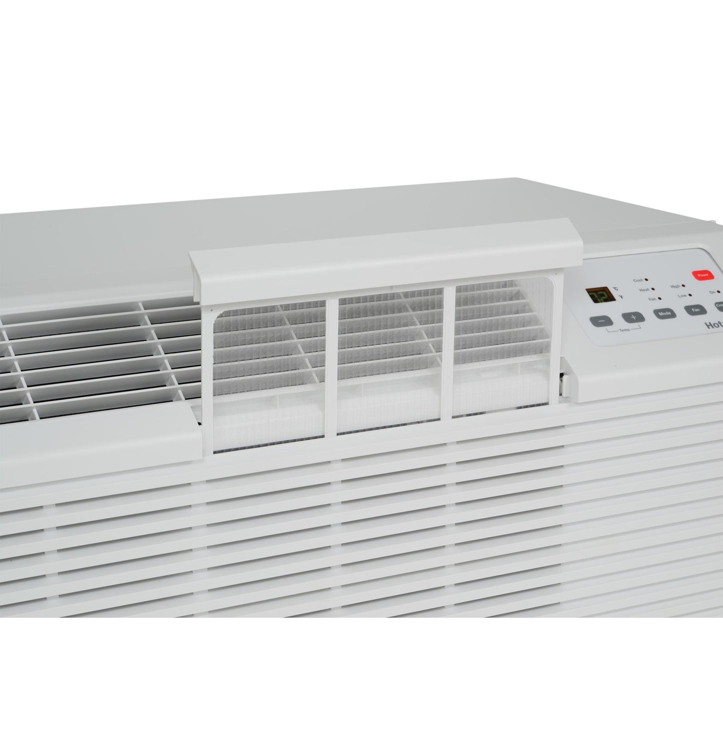 HOTPOINT Hotpoint PTAC Heat Pump Unit with Electric Heat Backup 12,000 BTU, 265V, 20amp White - AHHS12E3XXA