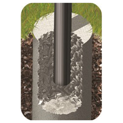 Pilot Rock Jumbo Park Style Steel Outdoor BBQ Charcoal Grill and Post, 3 Pack - 415882